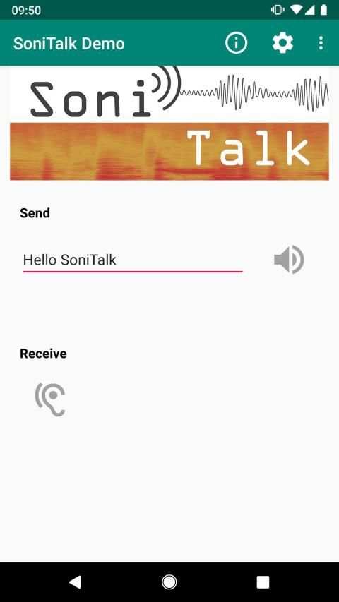 SoniTalk - Exchange Data Over Sound स्क्रीनशॉट 8