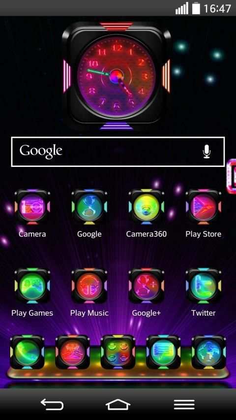 Next Launcher 3D Theme LedShow screenshot 8
