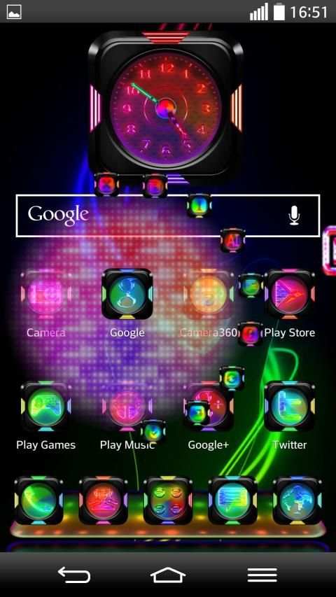 Next Launcher 3D Theme LedShow screenshot 5