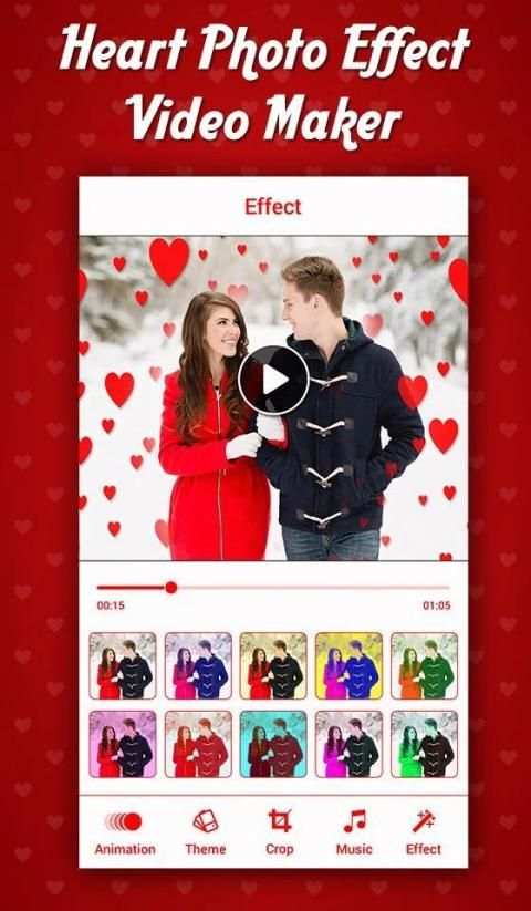 Heart Photo Effect Video Maker screenshot 3