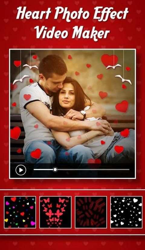 Heart Photo Effect Video Maker स्क्रीनशॉट 5