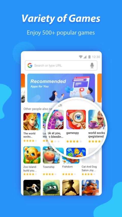 Turbo Browser: Private & Fast Download screenshot 1