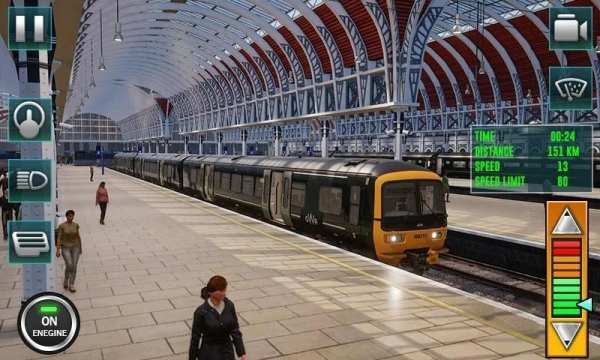 Train Simulator 3D - Train Driving Games Pro 2019 screenshot 1
