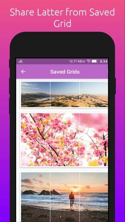 Grid Instagram screenshot 3
