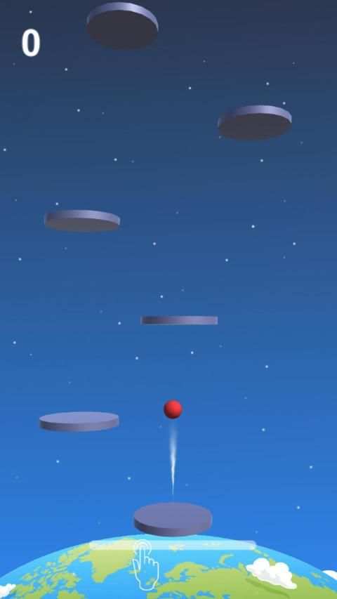 Fireball Bounce 3D स्क्रीनशॉट 2