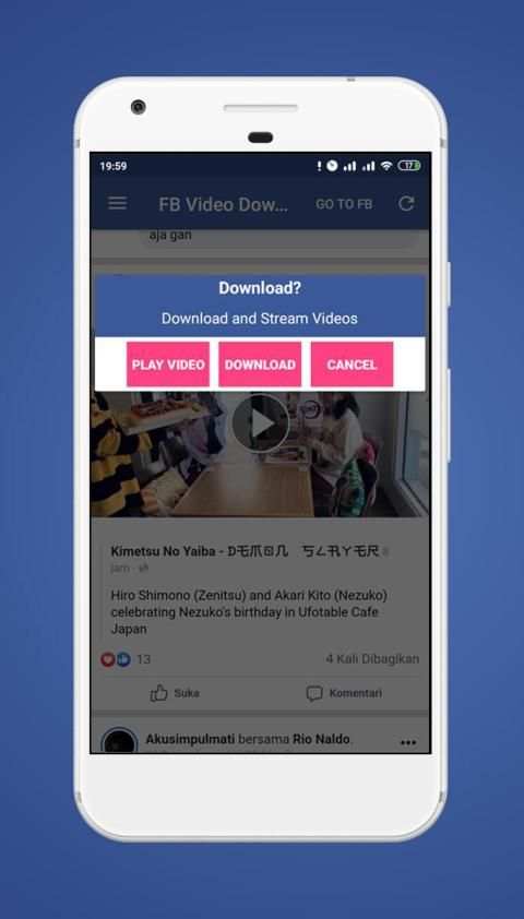 Pengunduh Video untuk Facebook FBdownloader screenshot 6