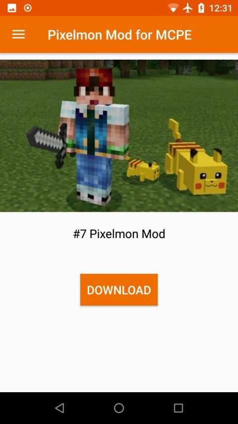 Pixelmon Mod for Minecraft PE screenshot 1