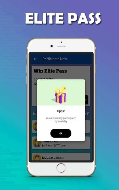 Win Elite Pass For Free Fire स्क्रीनशॉट 3