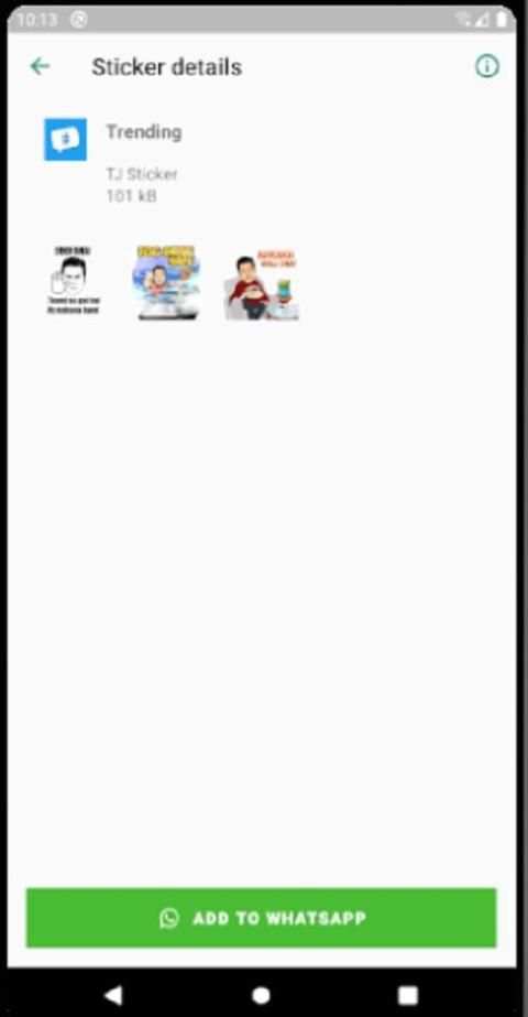 TJ Sticker - Whatsapp Sticker screenshot 3