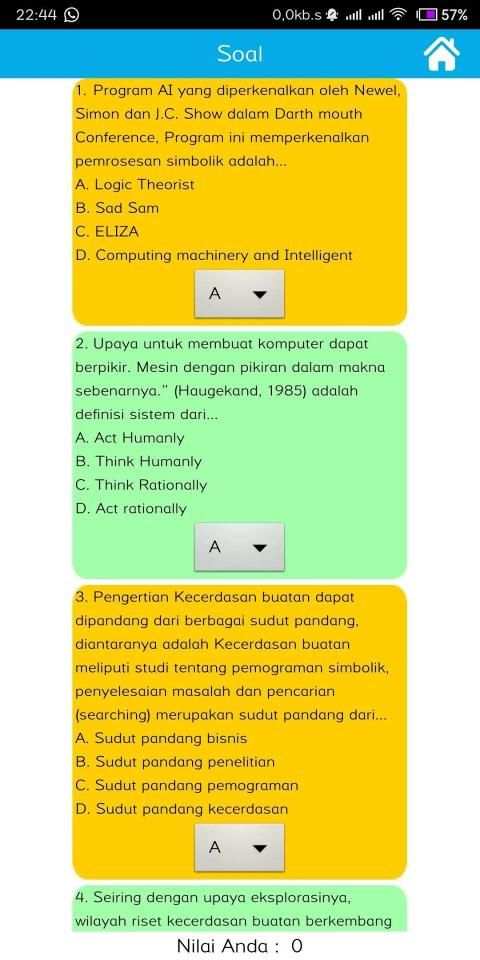 Kecerdasan Buatan 1 تصوير الشاشة