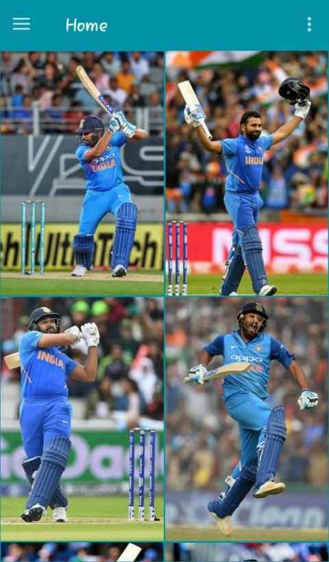 Rohit Sharma Wallpaper स्क्रीनशॉट 2