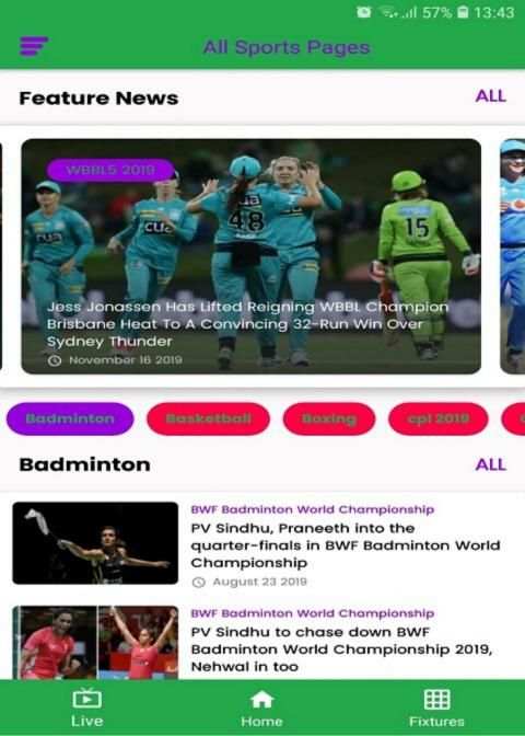 All Sports Pages - Live & Exclusive Updates screenshot 1