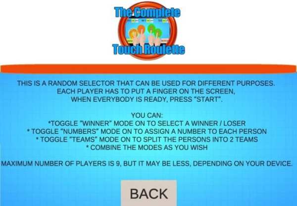 TAP ROULETTE V 2 - Touch Roulette Tap Roulette V screenshot 8