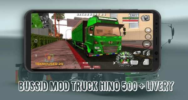 MOD Truck Hino 500 BUSSID screenshot 2