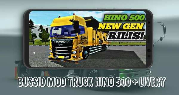 MOD Truck Hino 500 BUSSID screenshot 1