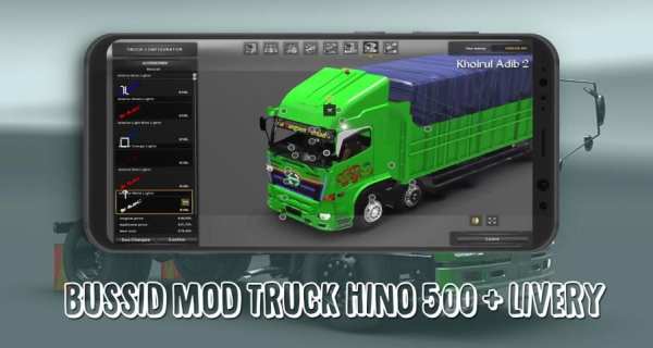 MOD Truck Hino 500 BUSSID screenshot 4