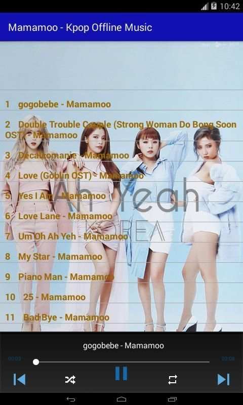 Mamamoo - Kpop Offline Music screenshot 3