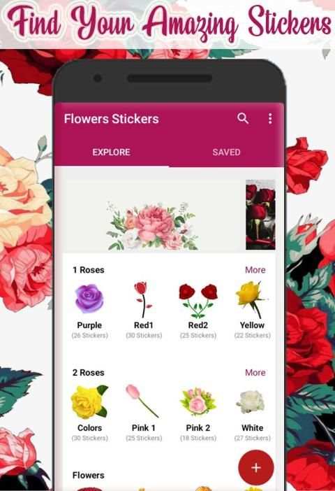 *Flowers Stickers For Whatsapp - WAStickersApps* скриншот 5