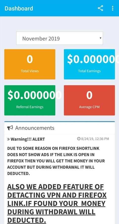 iShortlink.com | Earn Money Using URL Shortner स्क्रीनशॉट 2
