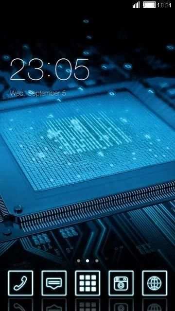 Computer Tech C Launcher Theme screenshot 5