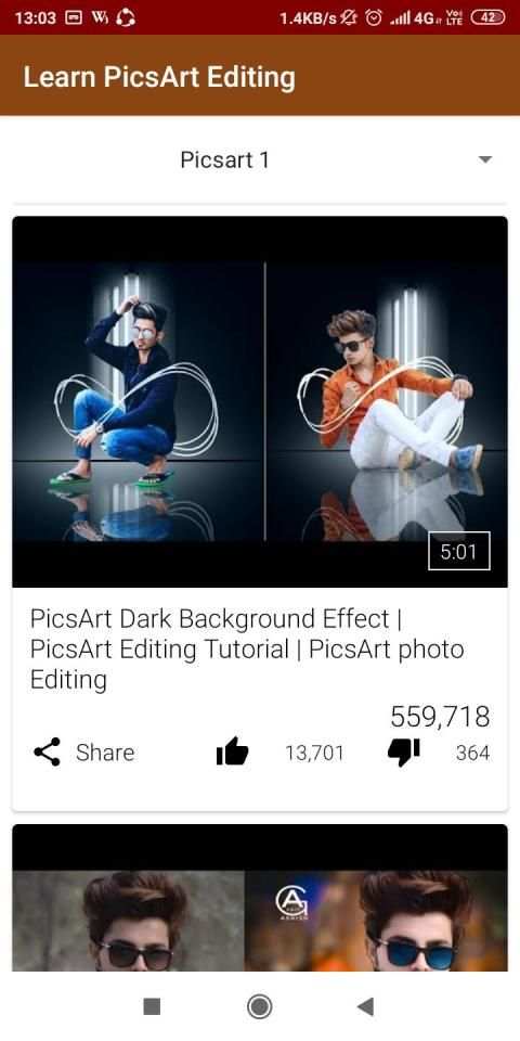 Learn pics Editing स्क्रीनशॉट 1