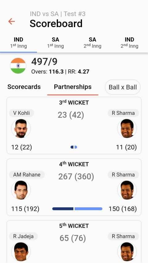 Live cricket scores cricsmith स्क्रीनशॉट 3