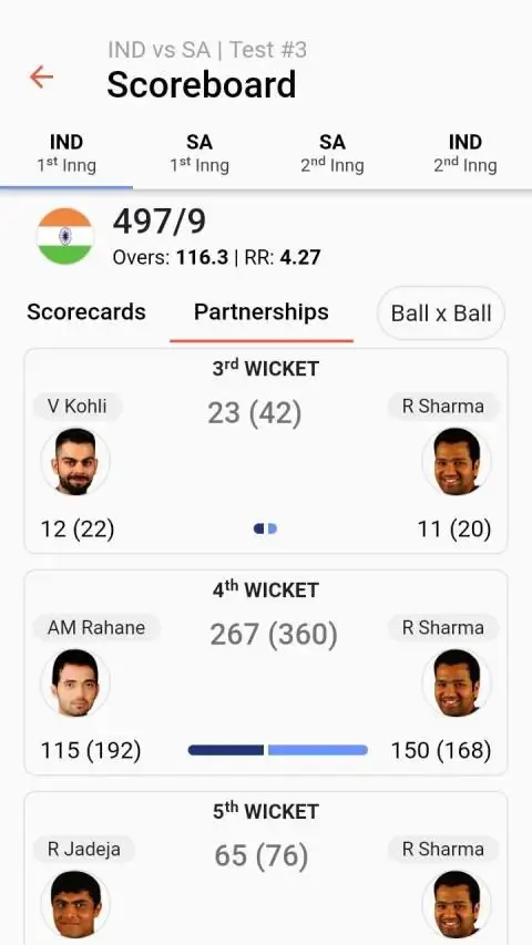 Live cricket scores cricsmith screenshot 3