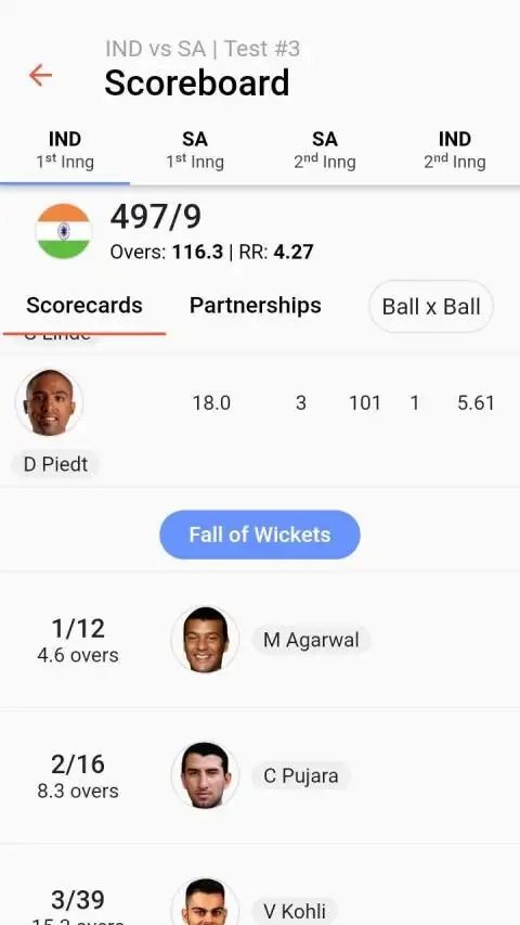 Live cricket scores cricsmith screenshot 4