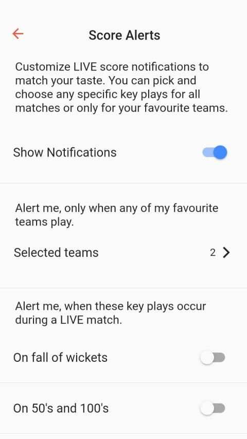 Live cricket scores cricsmith स्क्रीनशॉट 5