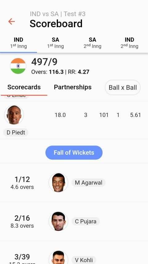 Live cricket scores cricsmith स्क्रीनशॉट 4