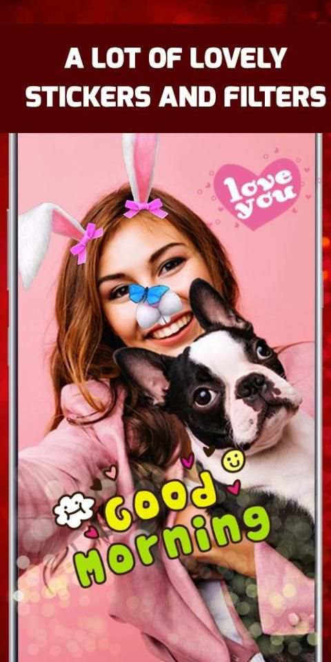 Love Camera selfie Photo Editor screenshot 3