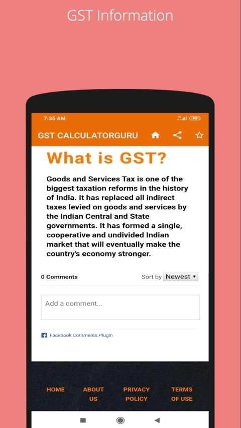 GST Calculator Guru - India tax rate app स्क्रीनशॉट 1