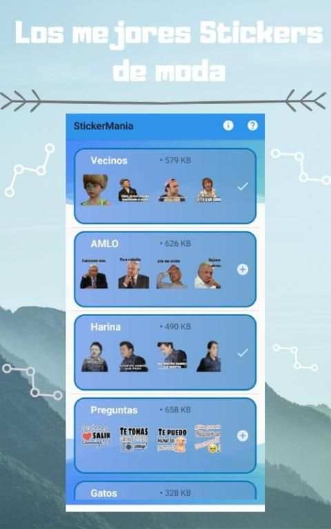 StickerFly - Stickers y Descargar Estados de WA screenshot 1
