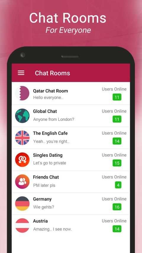 Qatar Dating & Chat Rooms स्क्रीनशॉट 4