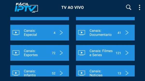 FACIL IPTV PLAYER screenshot 5