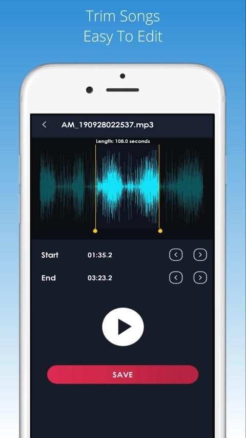 Mp3 cutter – Audio Cutter, Easy Ringtone Maker screenshot 4