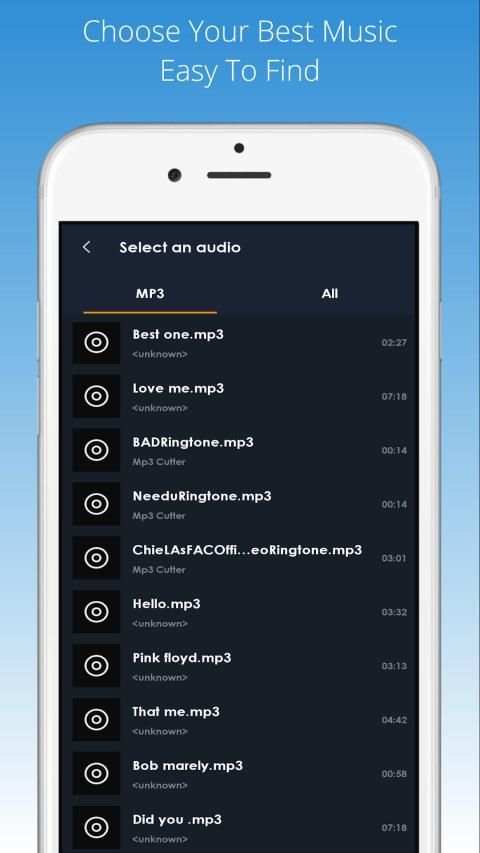Mp3 cutter – Audio Cutter, Easy Ringtone Maker स्क्रीनशॉट 5