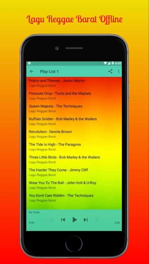 Lagu Reggae Barat Offline screenshot 5