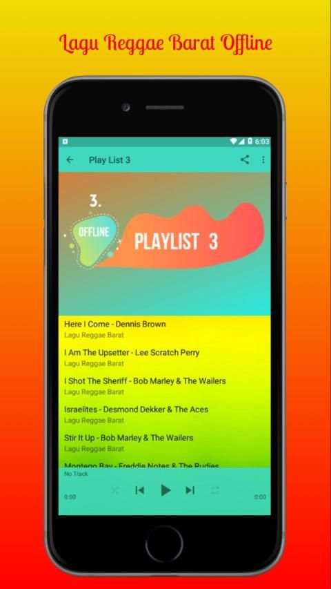 Lagu Reggae Barat Offline screenshot 2