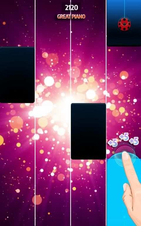 Piano Ladybug Black Tiles screenshot 2