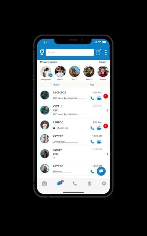 Gossip Messenger स्क्रीनशॉट 1