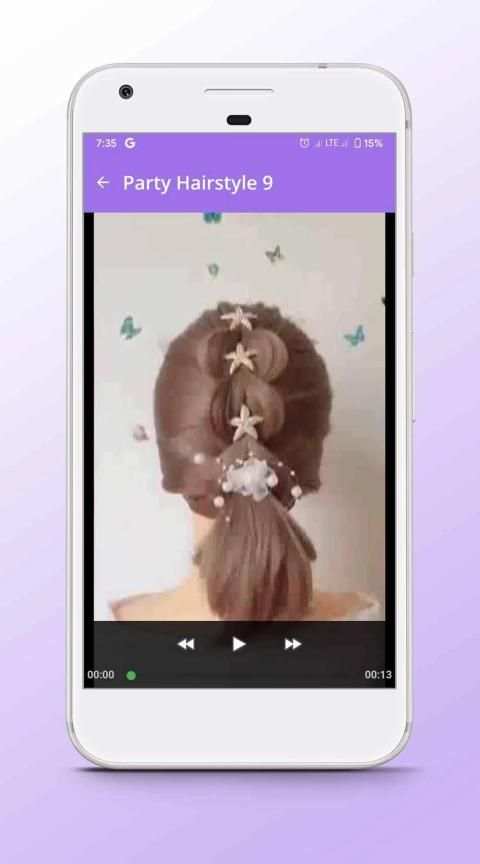 Short Hairstyle - Video Step By Step Offline स्क्रीनशॉट 7