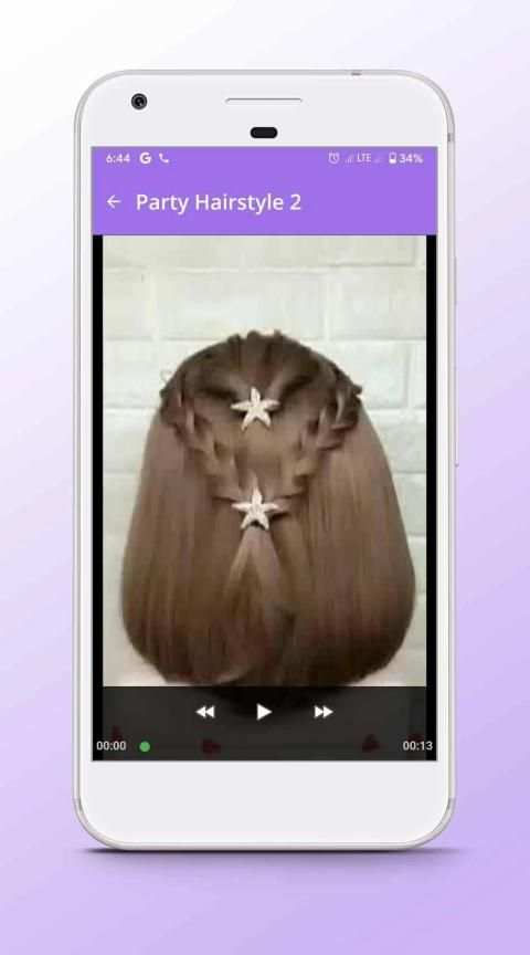 Short Hairstyle - Video Step By Step Offline स्क्रीनशॉट 2