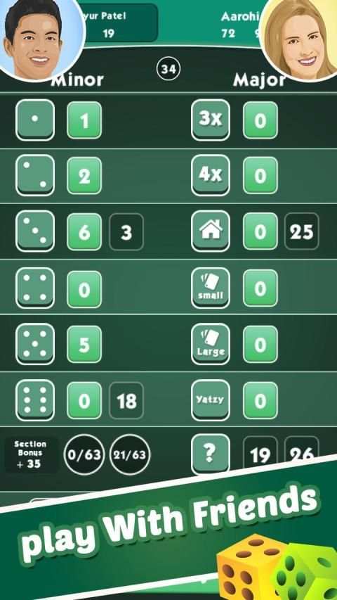 Yatzy Dice Game screenshot 3