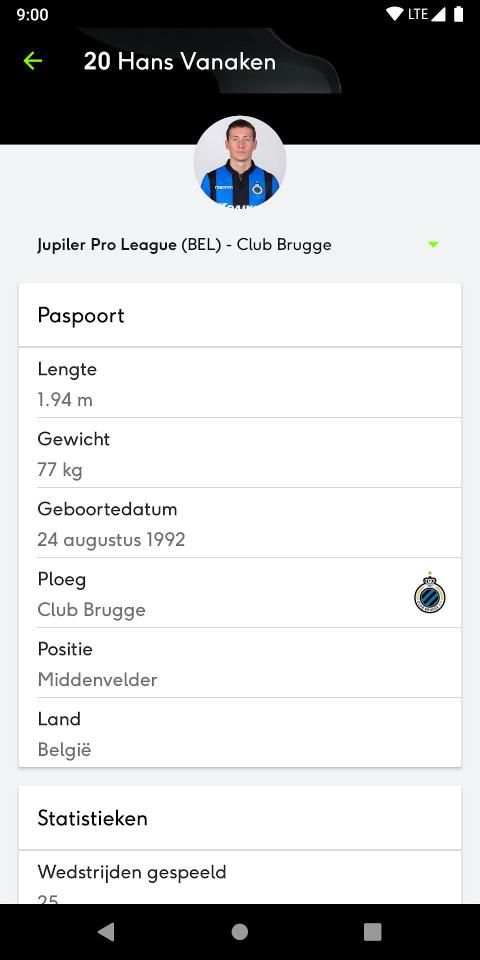 sporza voetbal screenshot 7