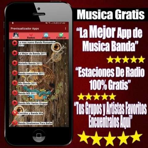 Musica Banda y Corridos Gratis screenshot 8