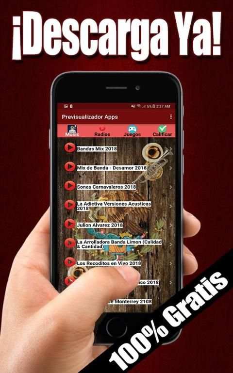 Musica Banda y Corridos Gratis screenshot 3