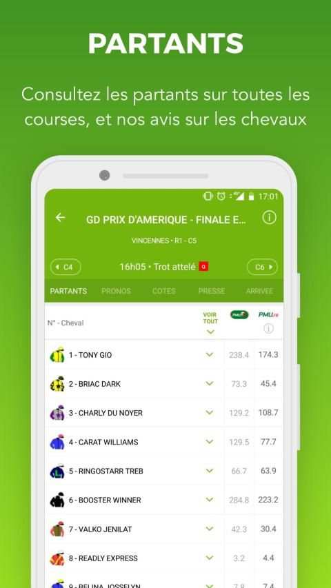Turf résultats des courses screenshot 8