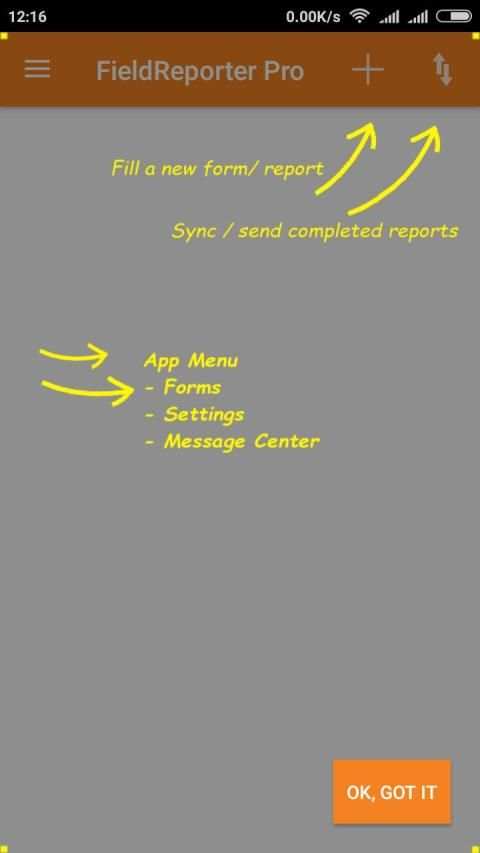 Field Reporter pro स्क्रीनशॉट 2