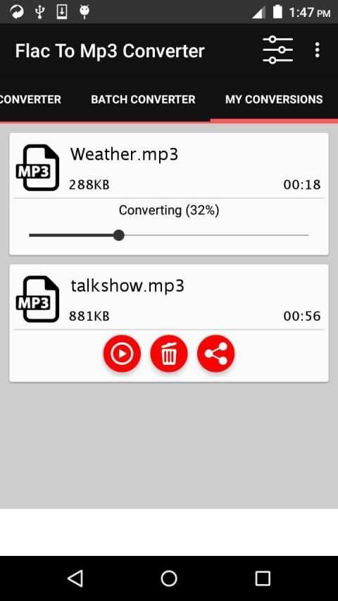 FLAC To MP3 Converter скриншот 3